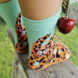 Fräulein Prusselise - Organic Crew Socks - Leo