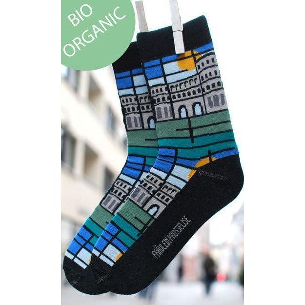 Fräulein Prusselise - Organic Crew Socks - Porta Nigra (39-42)