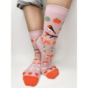 Fräulein Prusselise - Organic Crew Socks - Winter Wonder