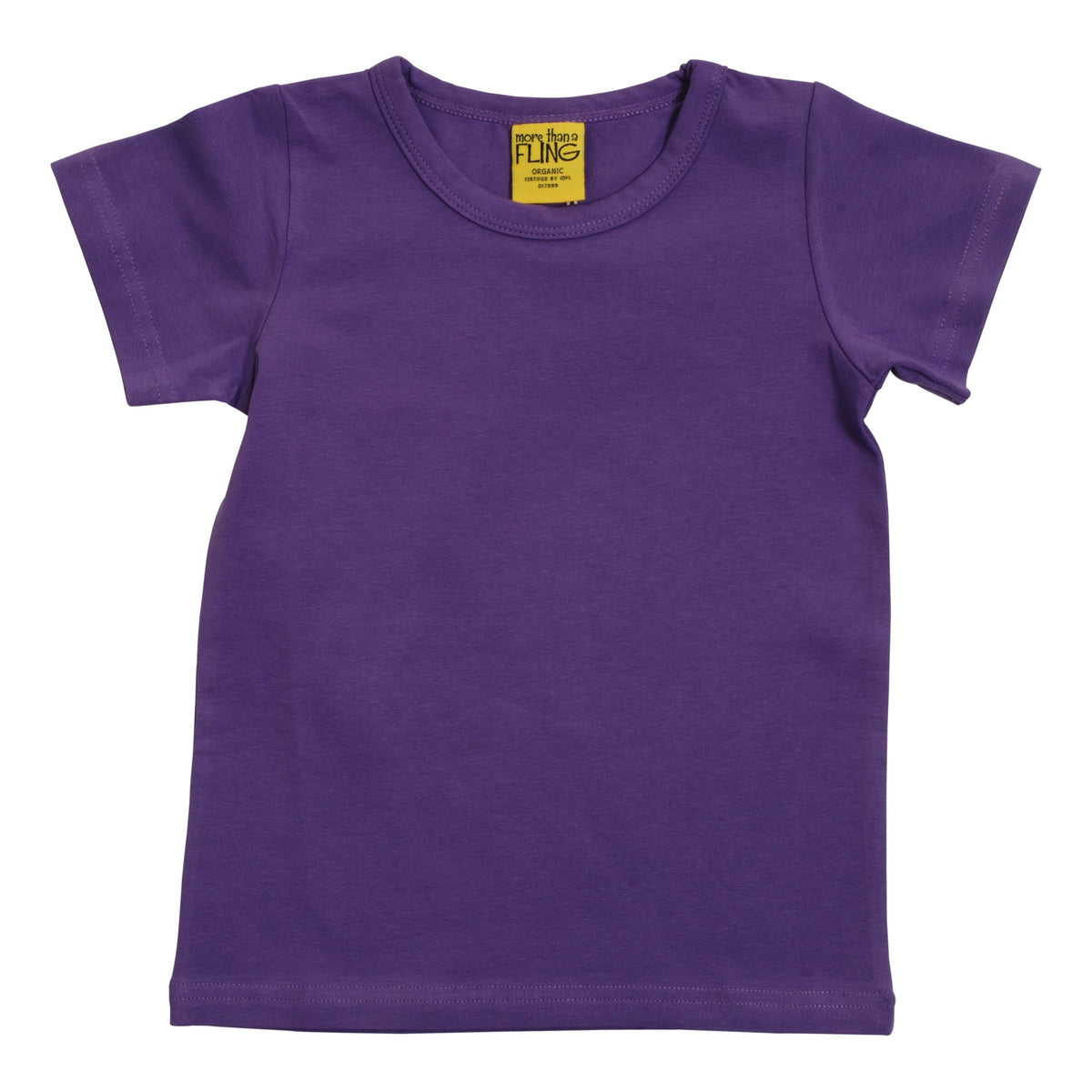 More Than A FLING - Passion Flower Purple Short Sleeved Top