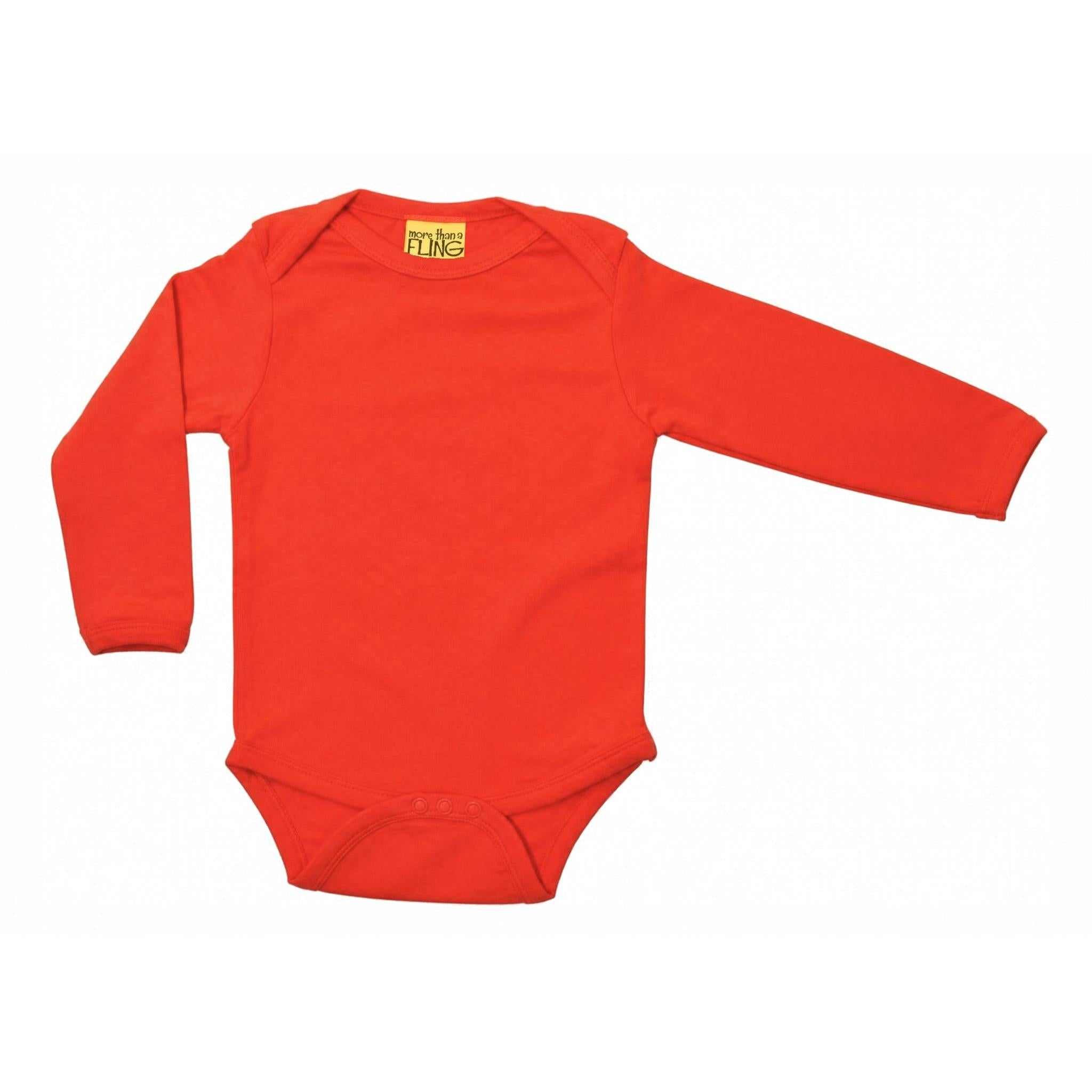 More Than A FLING - Poppy Red Lap Neck Body Top