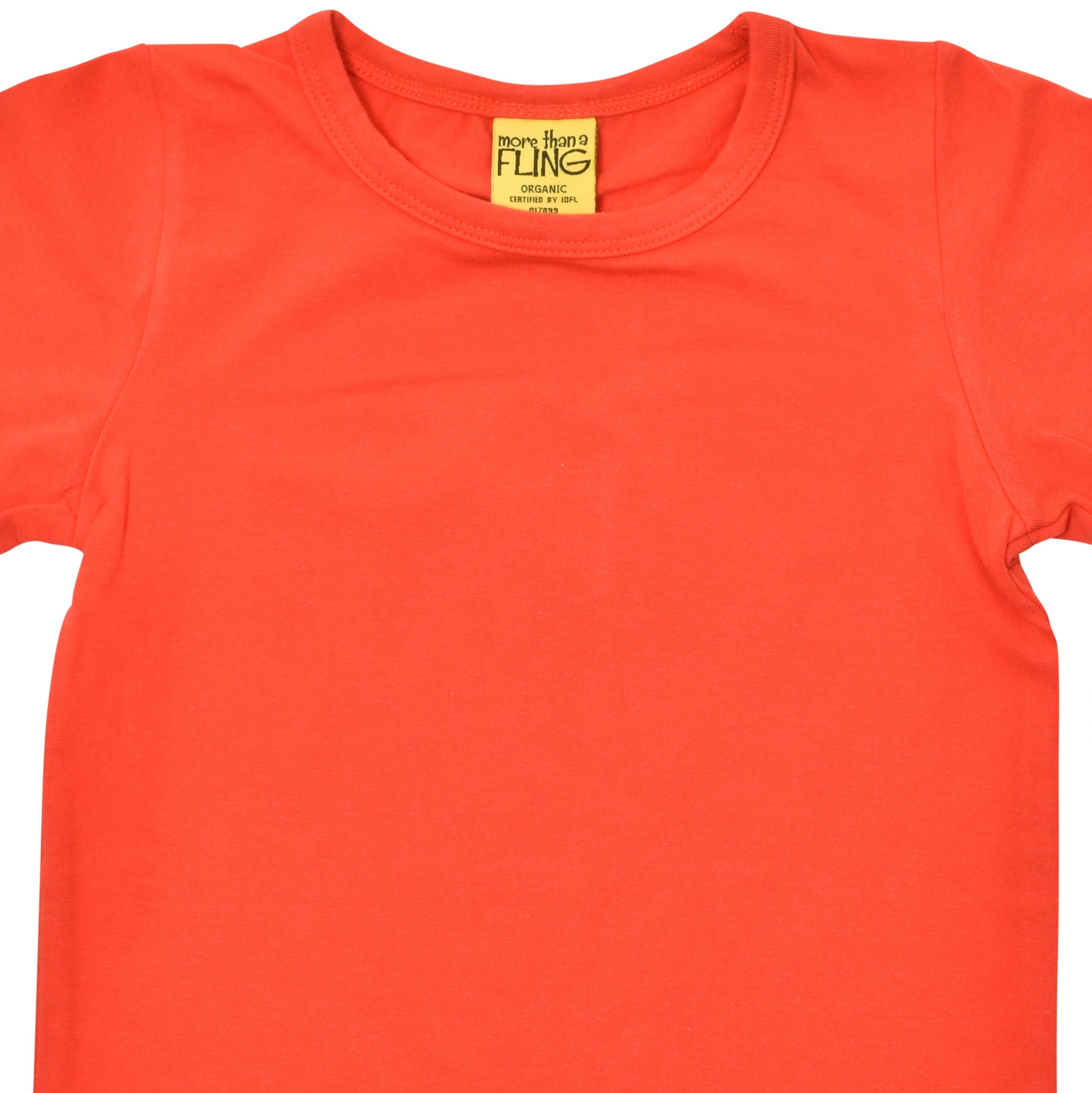 More Than A FLING - Poppy Red Short Sleeved Top