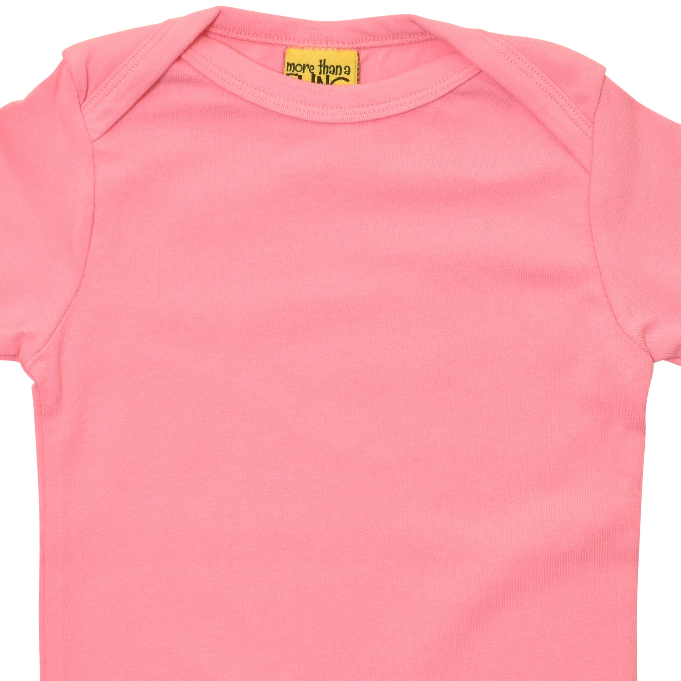 More Than A FLING - Prism Pink Lap Neck Body Top