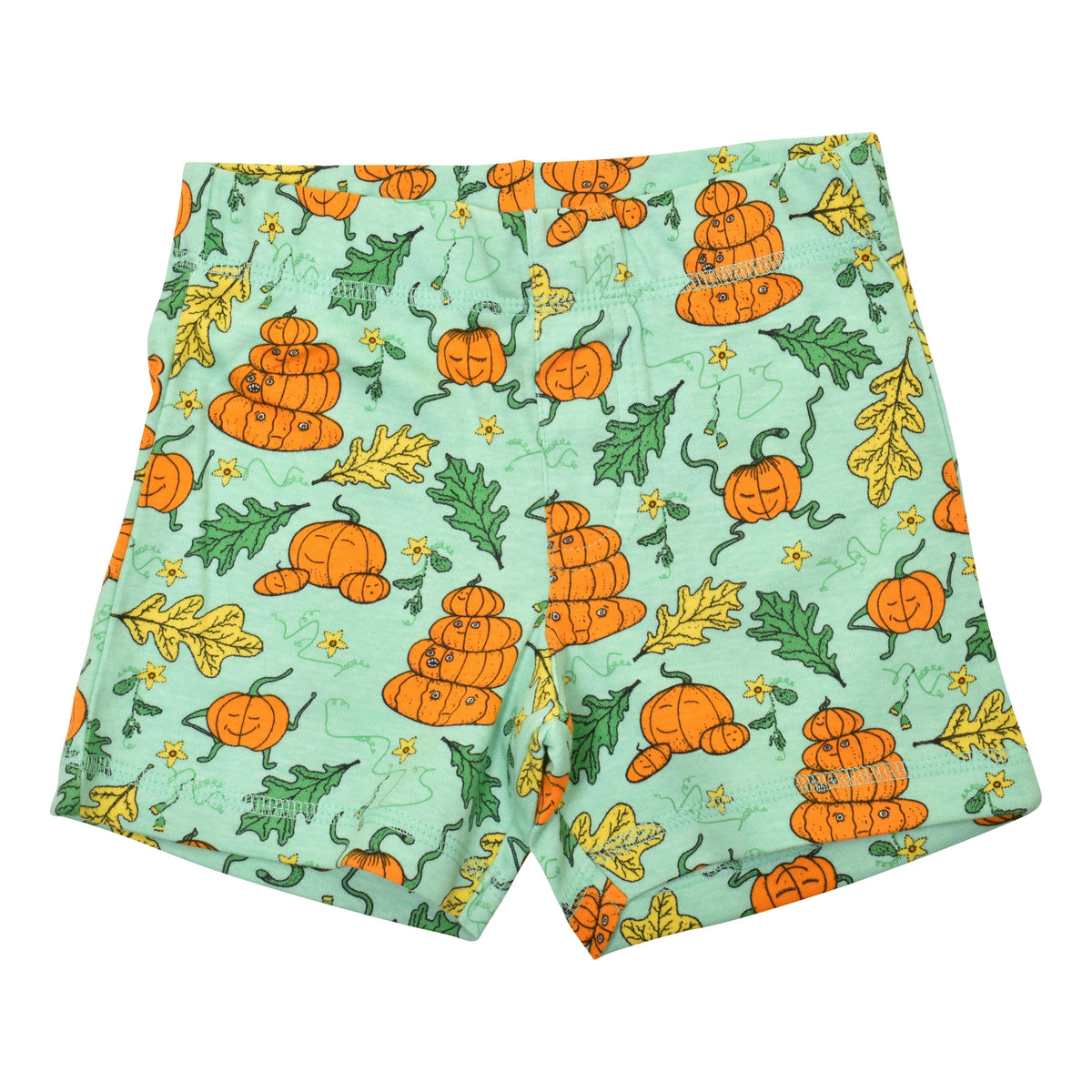 DUNS Sweden - Pumpkin Family Green Shorts