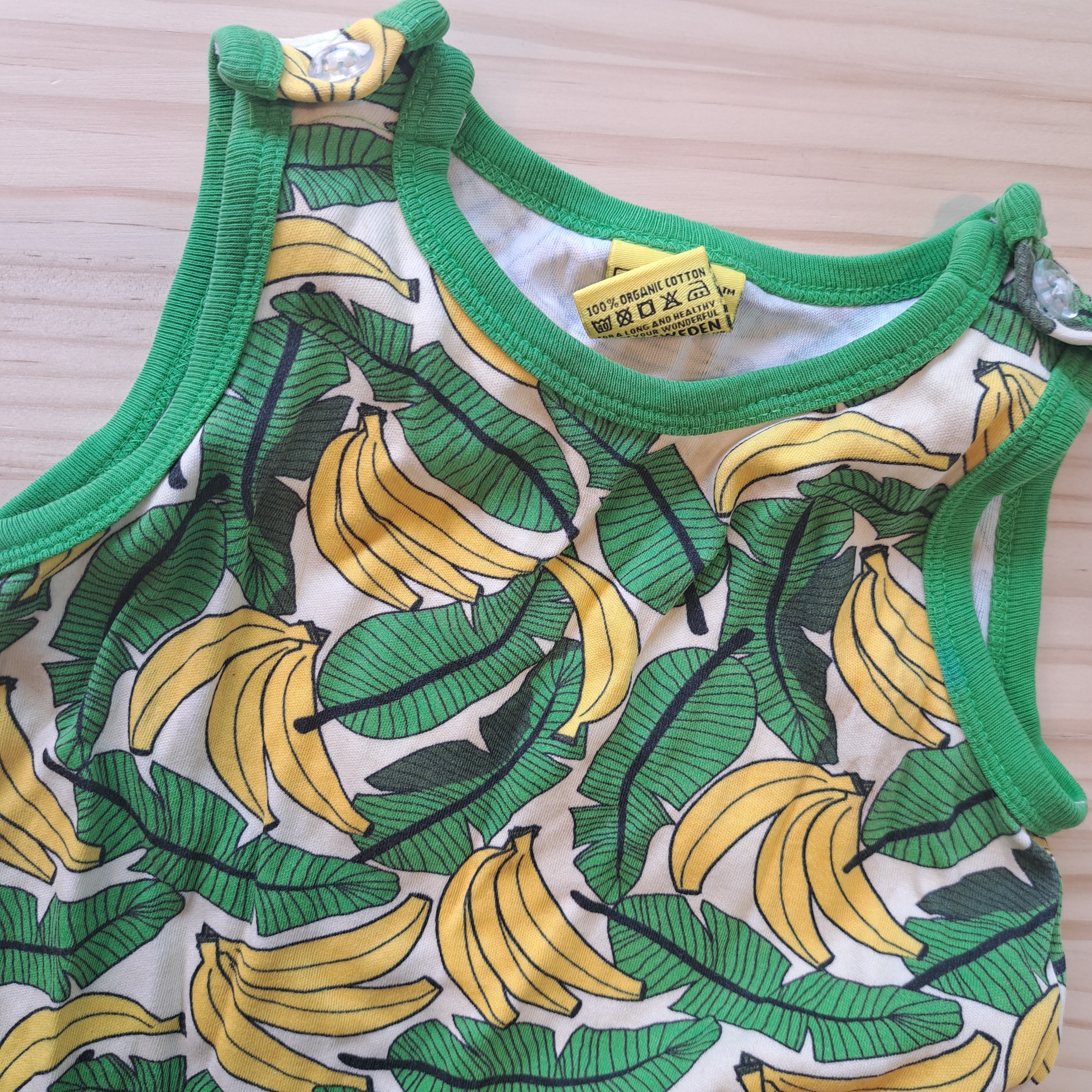 Hoopla Kids Re-Loved - RE-Loved - DUNS Bananas Dungarees (12 Months)