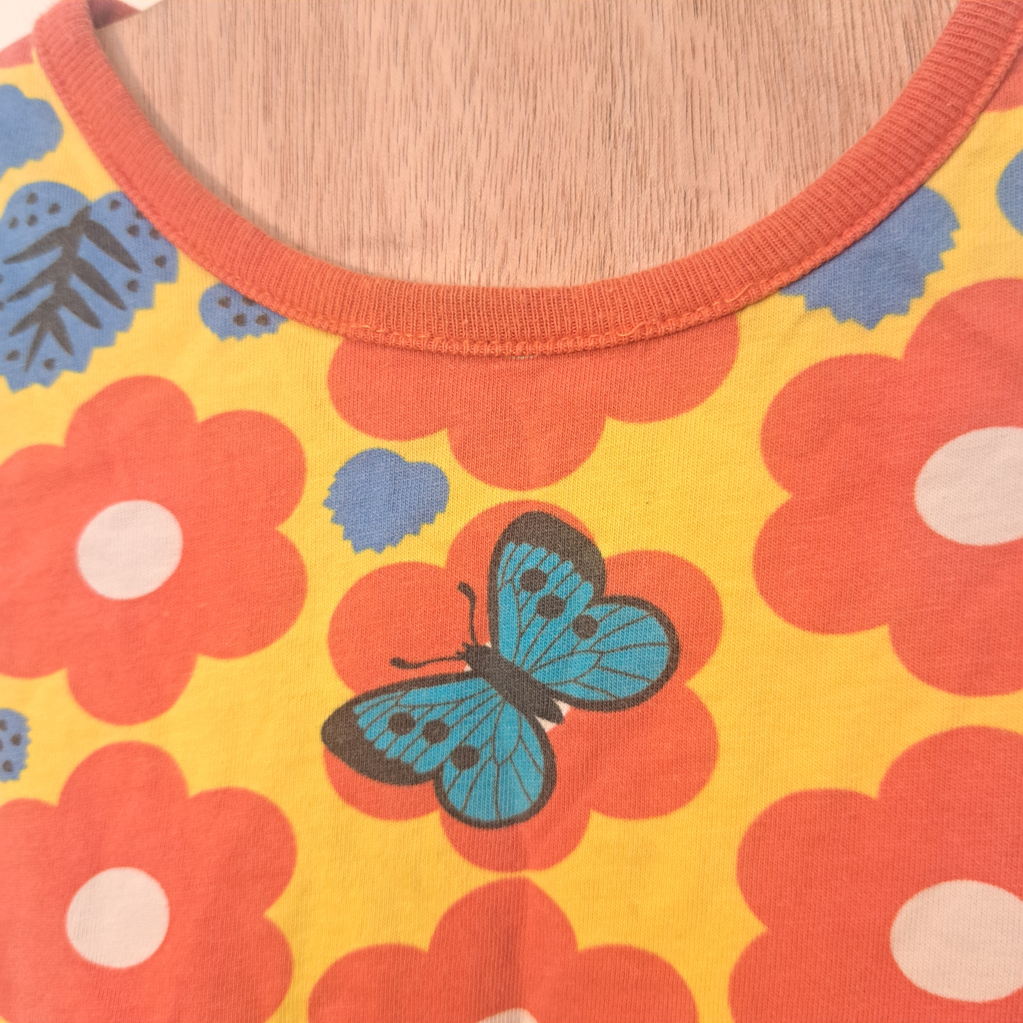 Hoopla Kids Re-Loved - RE-Loved - DUNS Butterflies Short Sleeve Top (18 Months)