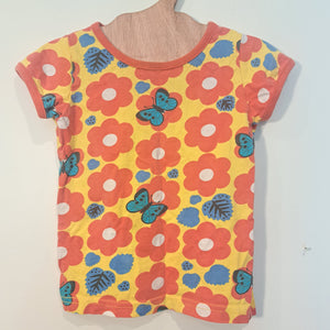 Hoopla Kids Re-Loved - RE-Loved - DUNS Butterflies Short Sleeve Top (18 Months)