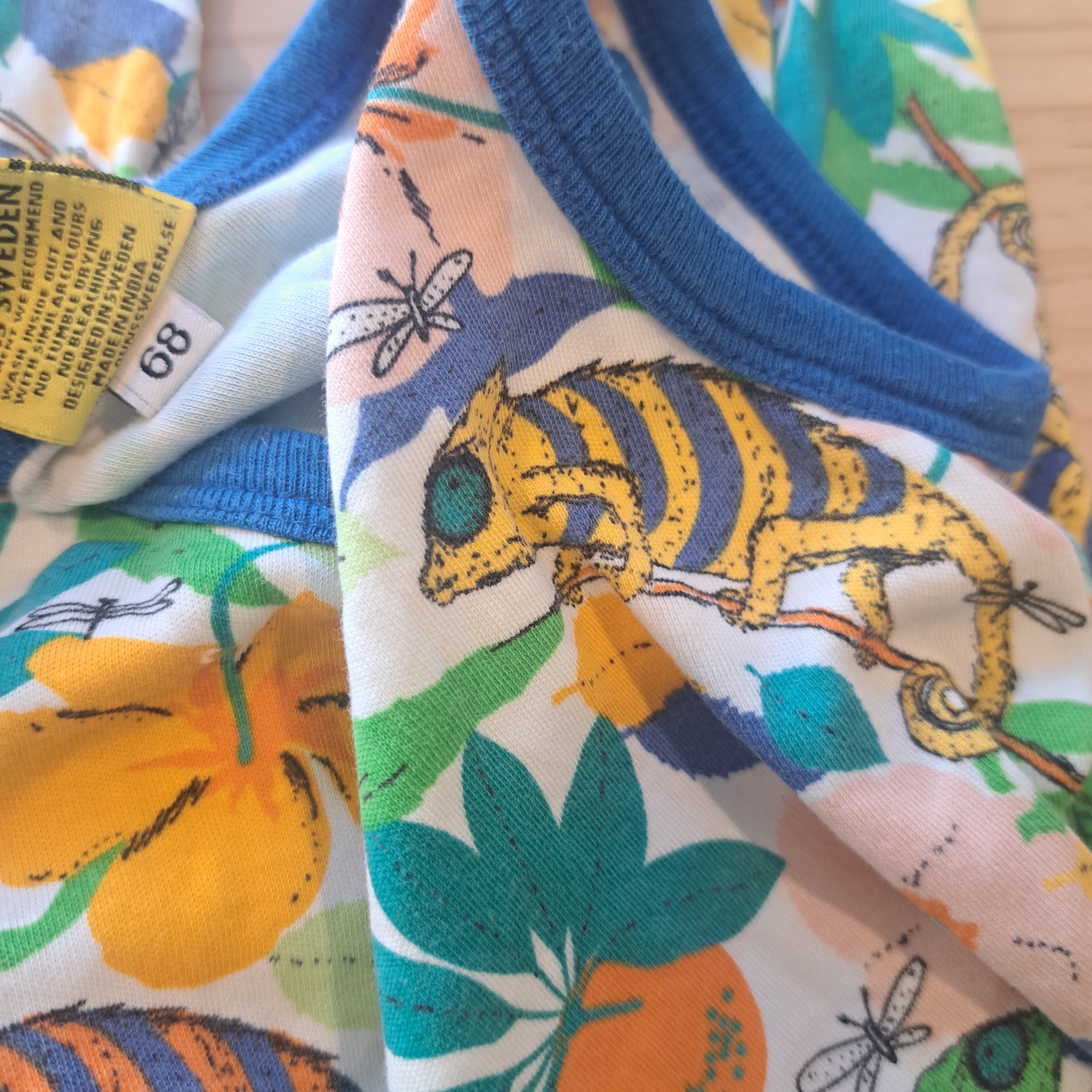 Hoopla Kids Re-Loved - RE-Loved - DUNS Chameleon Dungarees (4 - 6 Months)