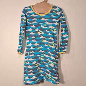 Hoopla Kids Re-Loved - RE-Loved - DUNS Fish Long Sleeved Dress (6 Years)