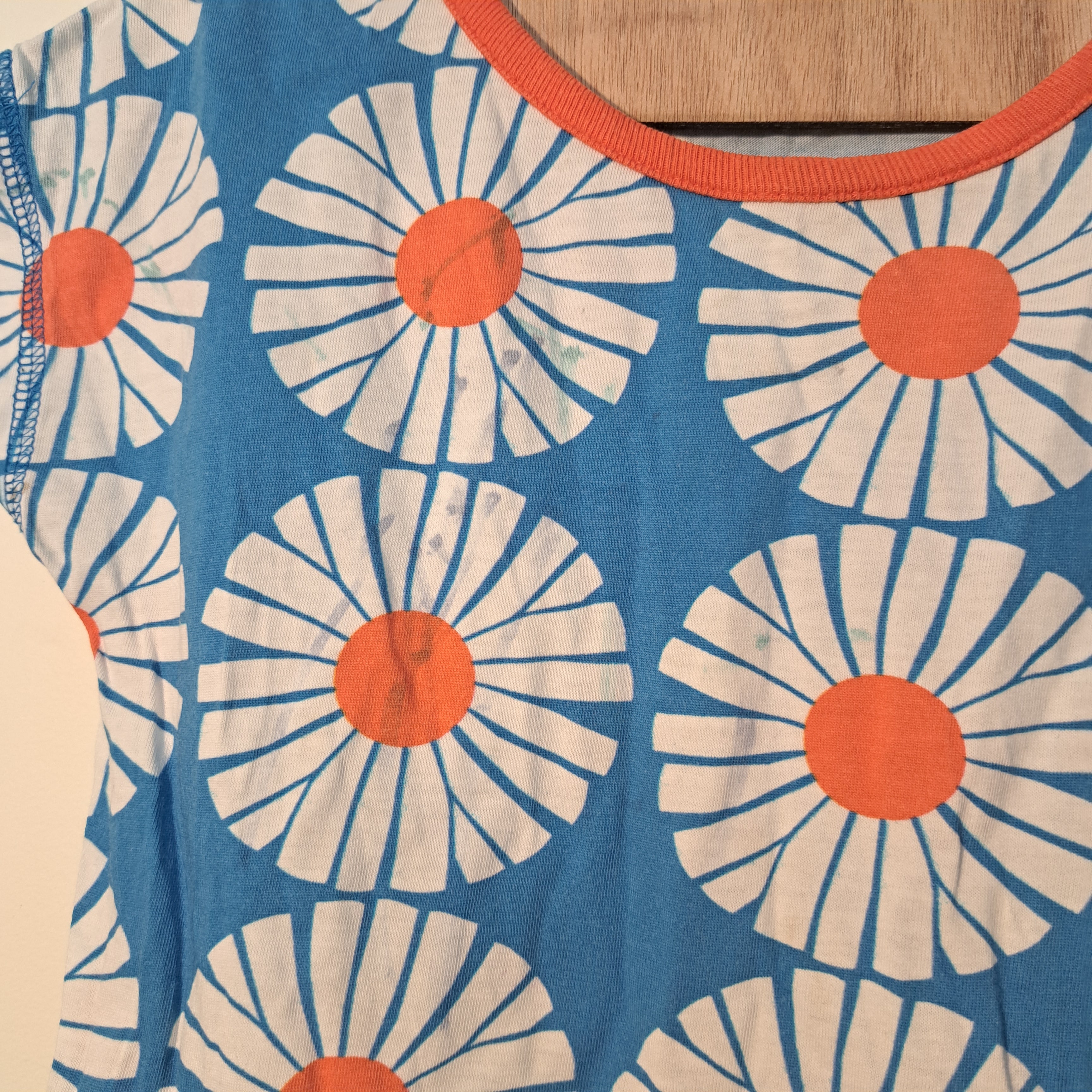 Hoopla Kids Re-Loved - RE-Loved - DUNS Flower Short Sleeve Dress (5-6 Years)