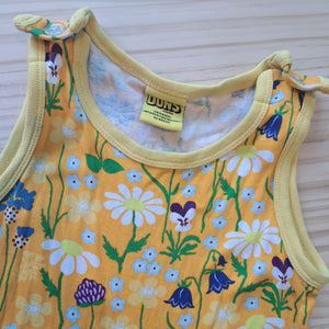 Hoopla Kids Re-Loved - RE-Loved - DUNS Flowers Dungarees (9 Months)