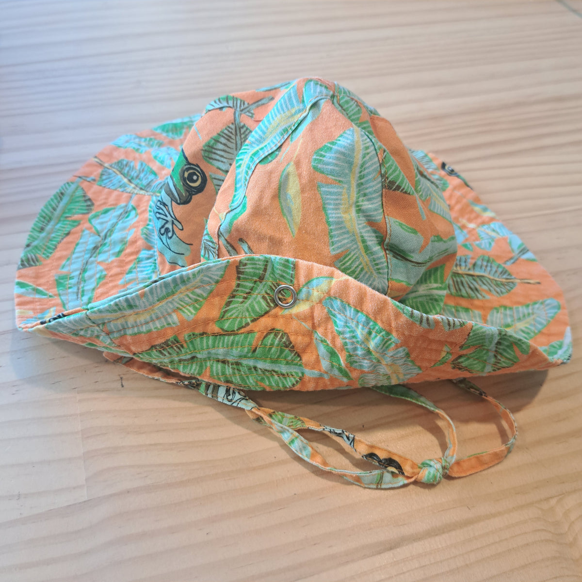 Hoopla Kids Re-Loved - RE-Loved - DUNS Frog Sun Hat (XS)