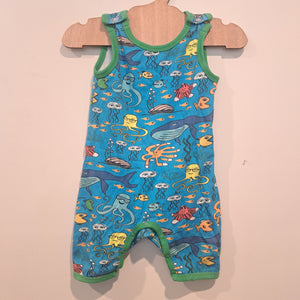 Hoopla Kids Re-Loved - RE-Loved - DUNS Ocean Creatures Play Suit (9 - 12 Months)
