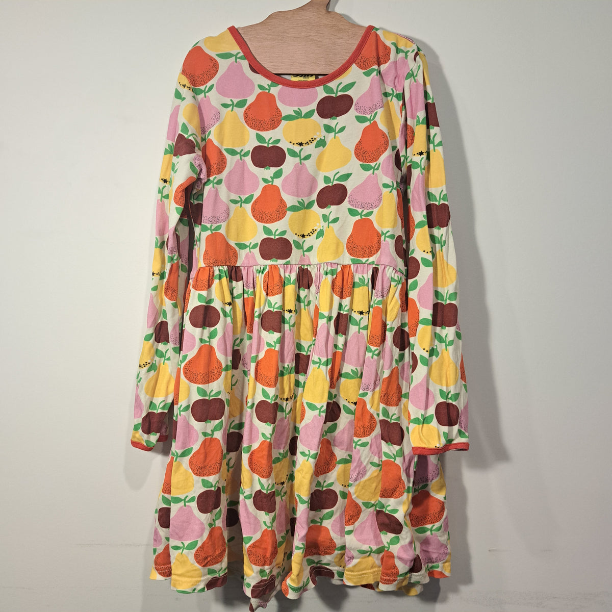 Hoopla Kids Re-Loved - RE-Loved - DUNS Pear Long Sleeved Dress (10 Years)