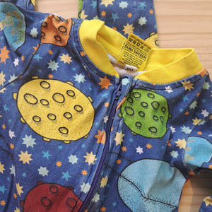 Hoopla Kids Re-Loved - RE-Loved - DUNS Space Zip Suit (12 Months)