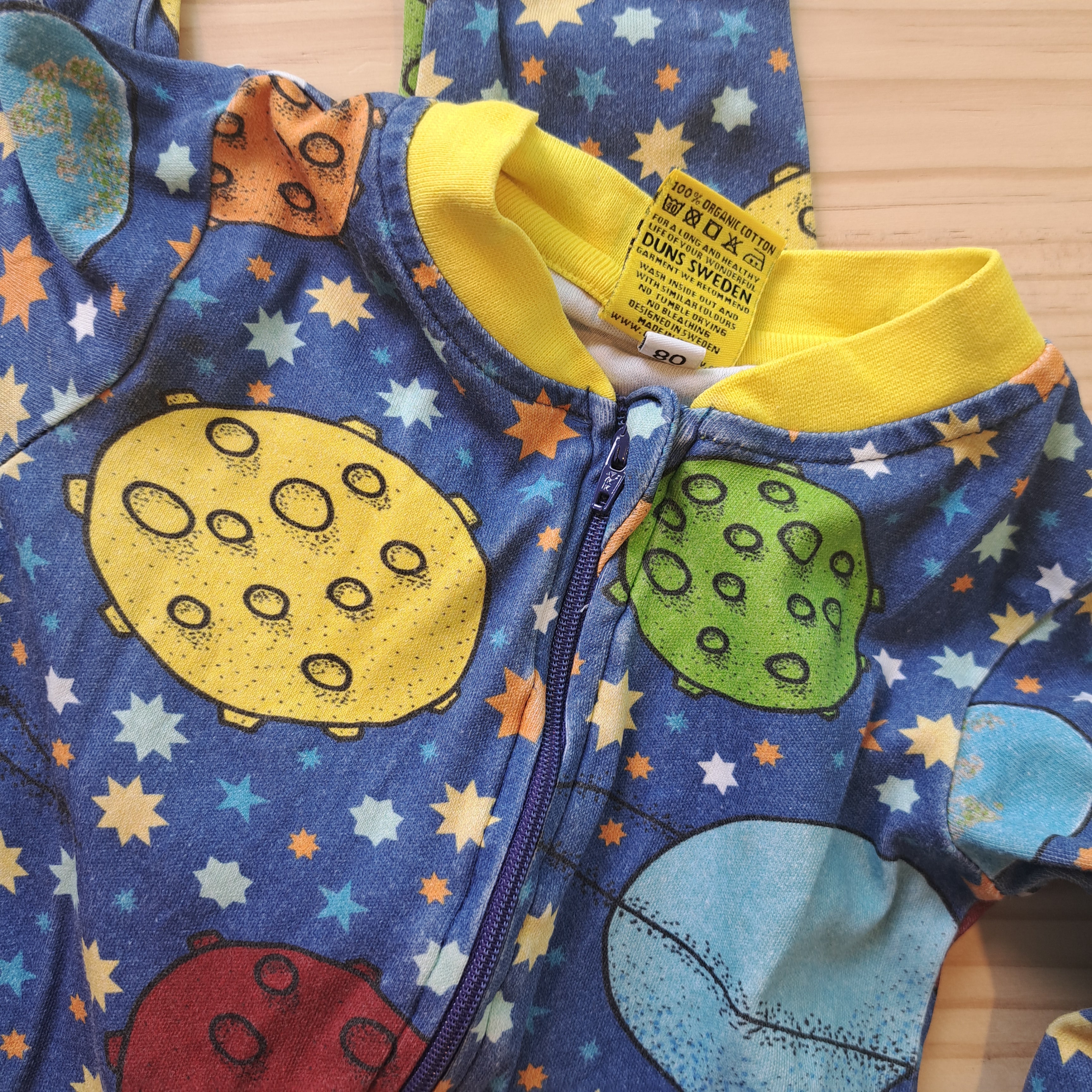 Hoopla Kids Re-Loved - RE-Loved - DUNS Space Zip Suit (12 Months)