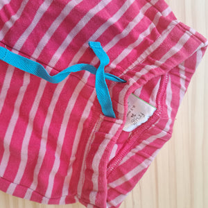 Hoopla Kids Re-Loved - RE-Loved - Frugi Pink Striped Pants (0-3 Months)