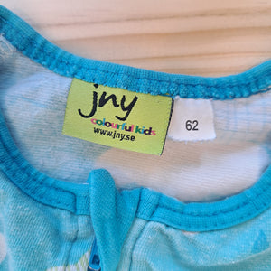 Hoopla Kids Re-Loved - RE-Loved - JNY Blue Clouds Zip Suit (2-4 months)