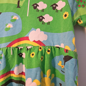 Hoopla Kids Re-Loved - RE-Loved - JNY Farm Short Sleeve Dress (6-7 Years)