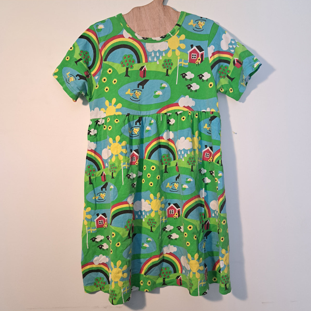 Hoopla Kids Re-Loved - RE-Loved - JNY Farm Short Sleeve Dress (6-7 Years)