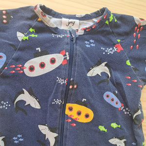 Hoopla Kids Re-Loved - RE-Loved - JNY Submarine Zip Suit (18 Months)