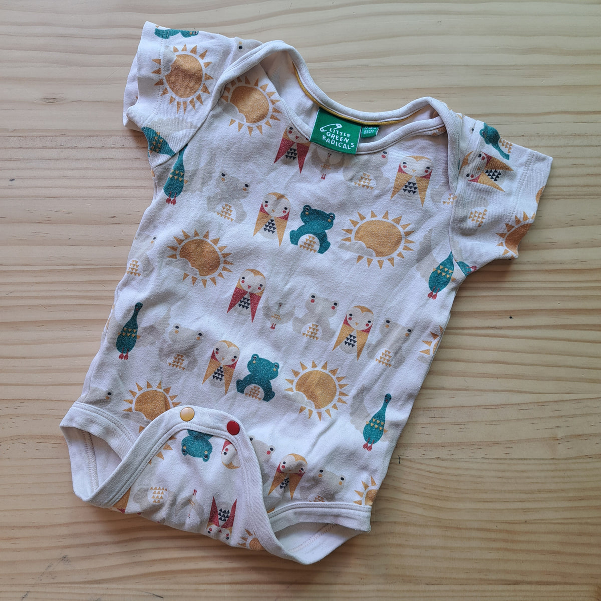 Hoopla Kids Re-Loved - RE-Loved - LGR Frog Body Top (18 Months)