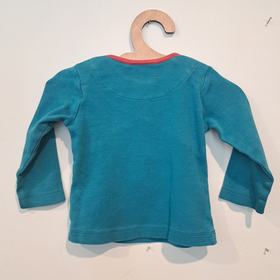 Hoopla Kids Re-Loved - RE-Loved - Little Green Radicals Long Sleeved Top (6-9 months)
