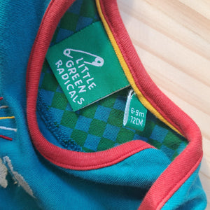 Hoopla Kids Re-Loved - RE-Loved - Little Green Radicals Long Sleeved Top (6-9 months)