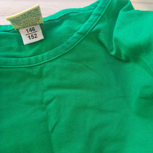 Hoopla Kids Re-Loved - RE-Loved - MTAF Green Short Sleeved Top (11 - 12 Years)