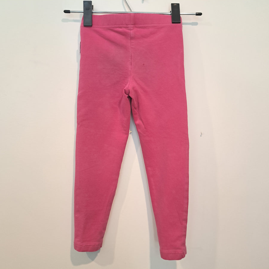 Hoopla Kids Re-Loved - RE-Loved - Maxomorra Pink Fleece Lined Leggings (4-6 years)
