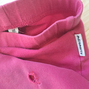 Hoopla Kids Re-Loved - RE-Loved - Maxomorra Pink Fleece Lined Leggings (4-6 years)