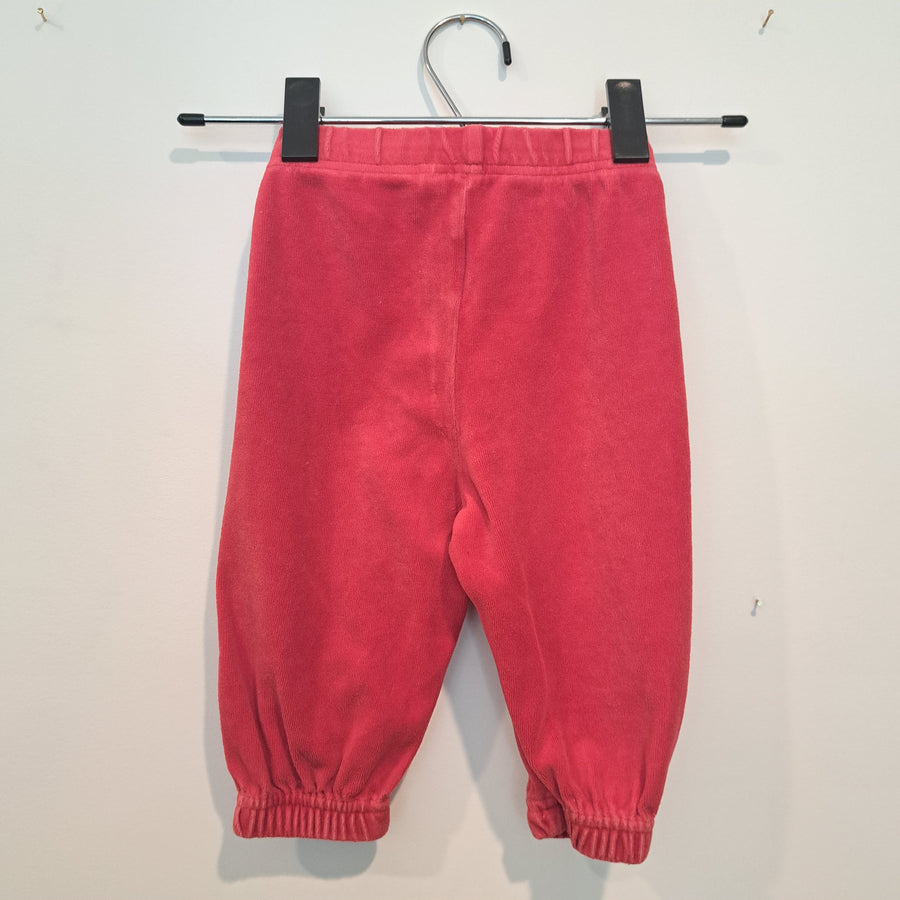 Hoopla Kids Re-Loved - RE-Loved - Maxomorra Red Terry Pants (6-9 months)