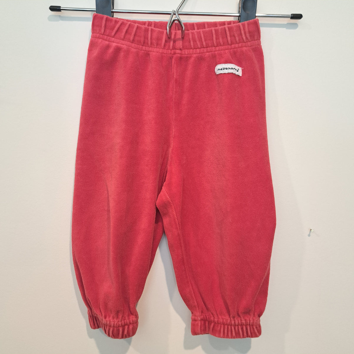 Hoopla Kids Re-Loved - RE-Loved - Maxomorra Red Terry Pants (6-9 months)