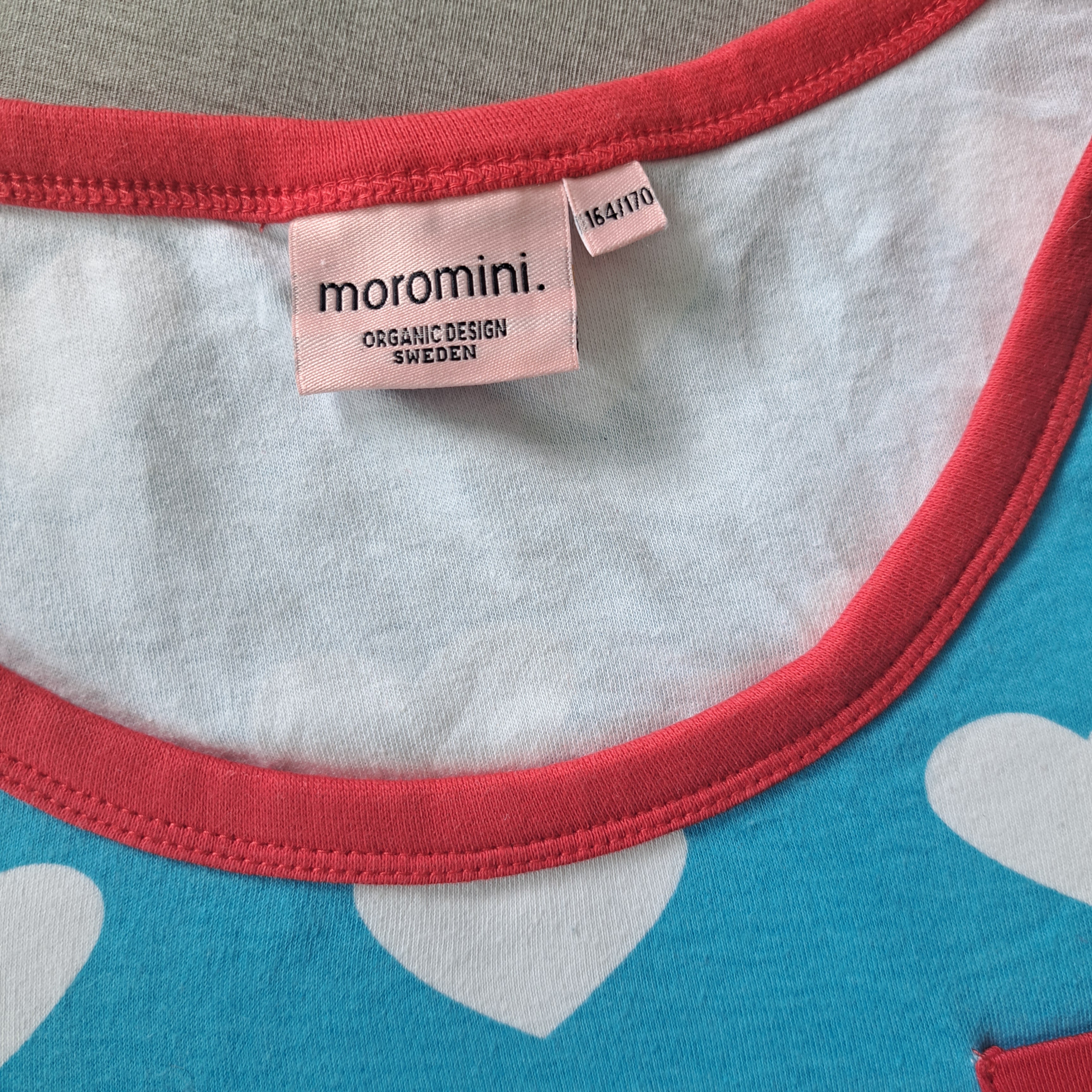 Hoopla Kids Re-Loved - RE-Loved - Moromini Blue Heart Dress (14 - 15 Years)