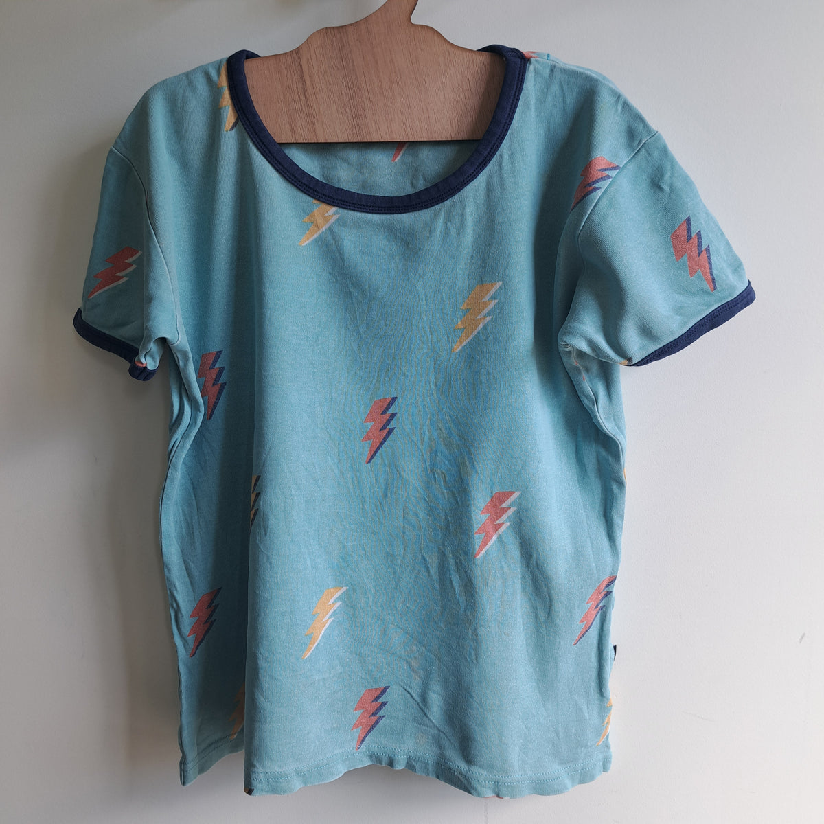 Hoopla Kids Re-Loved - RE-Loved - Moromini Blue Lightning Short Sleeve Top (14 - 15 Years)