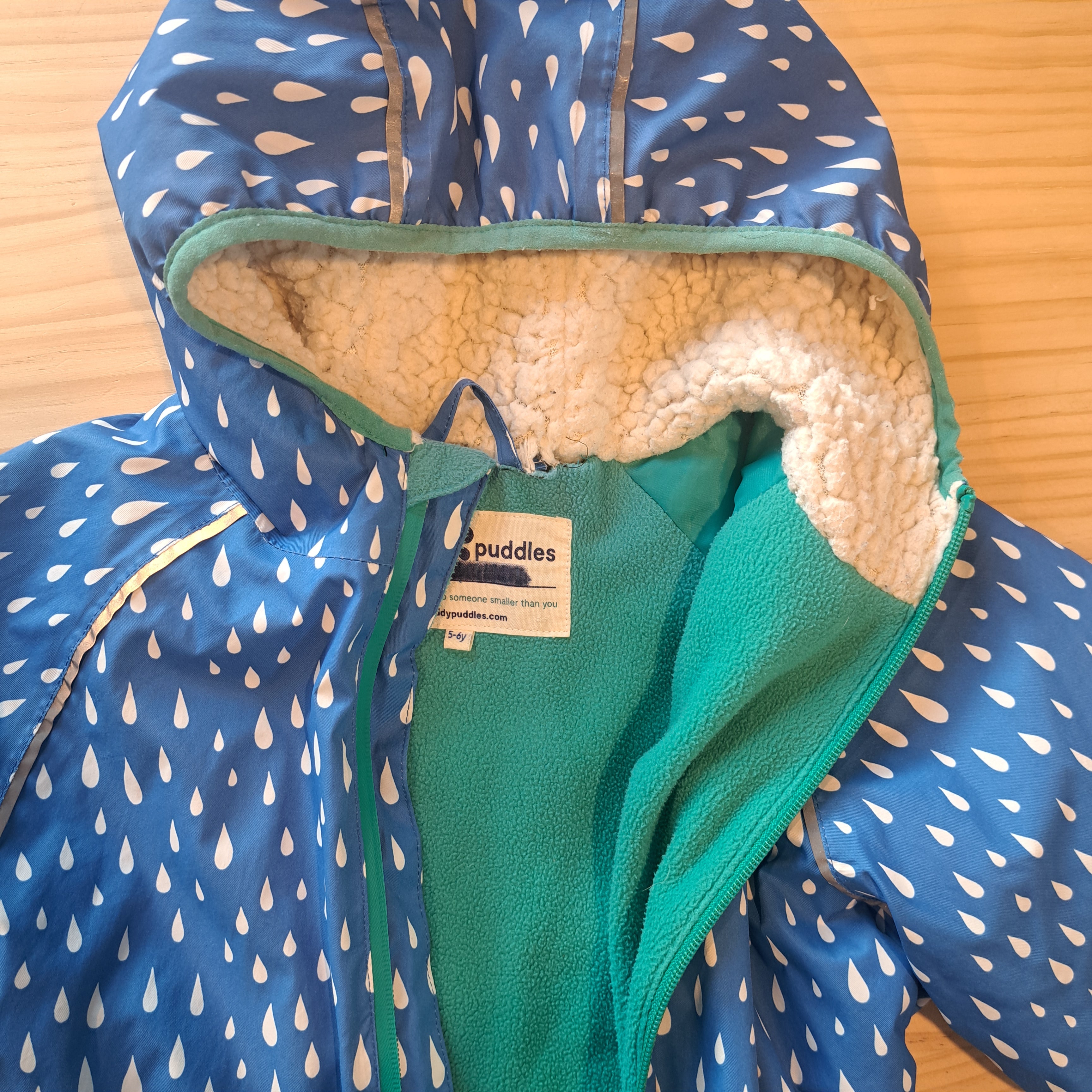 Hoopla Kids Re-Loved - RE-Loved - Muddy Puddles EcoSplash Jacket (5-6 Years)