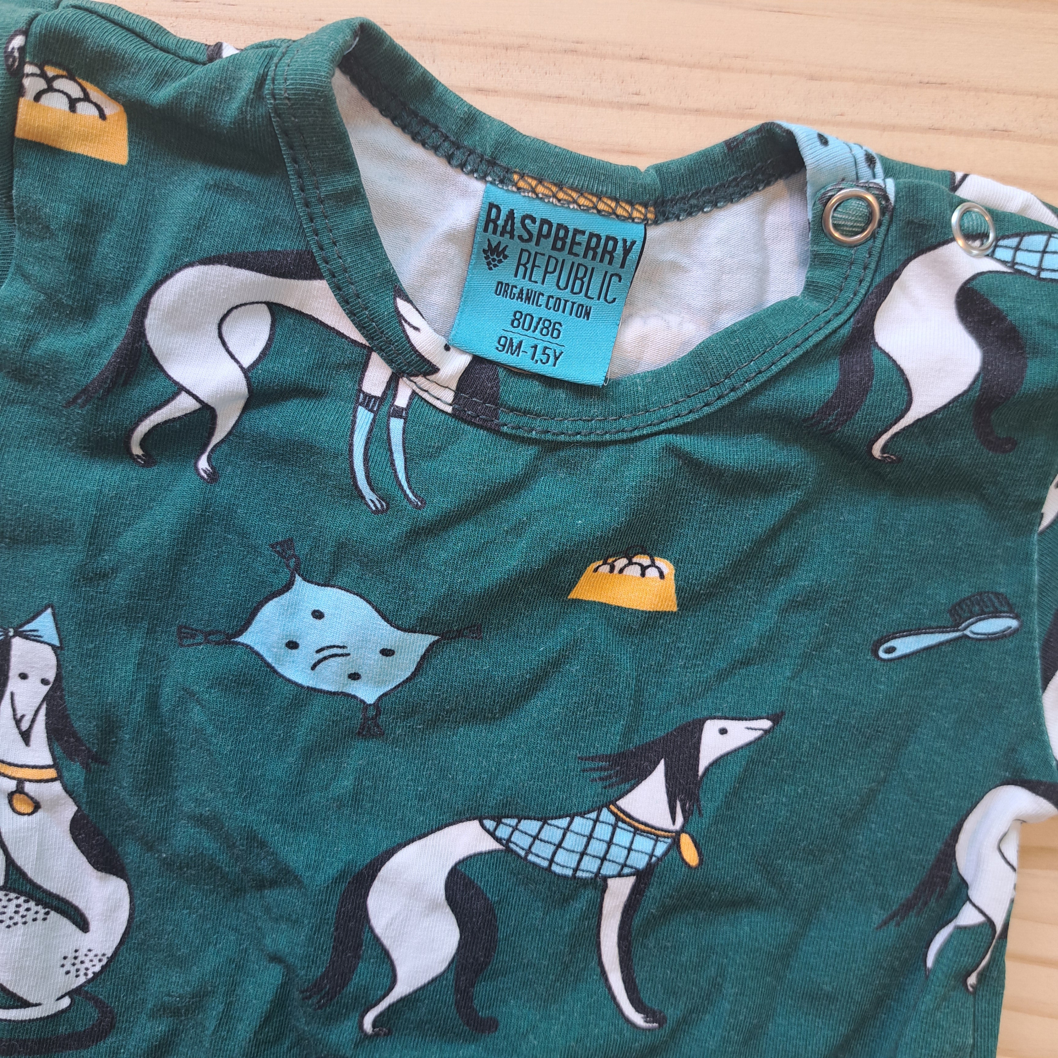 Hoopla Kids Re-Loved - RE-Loved - Raspberry Republic Dog Body Top (12-18 Months)