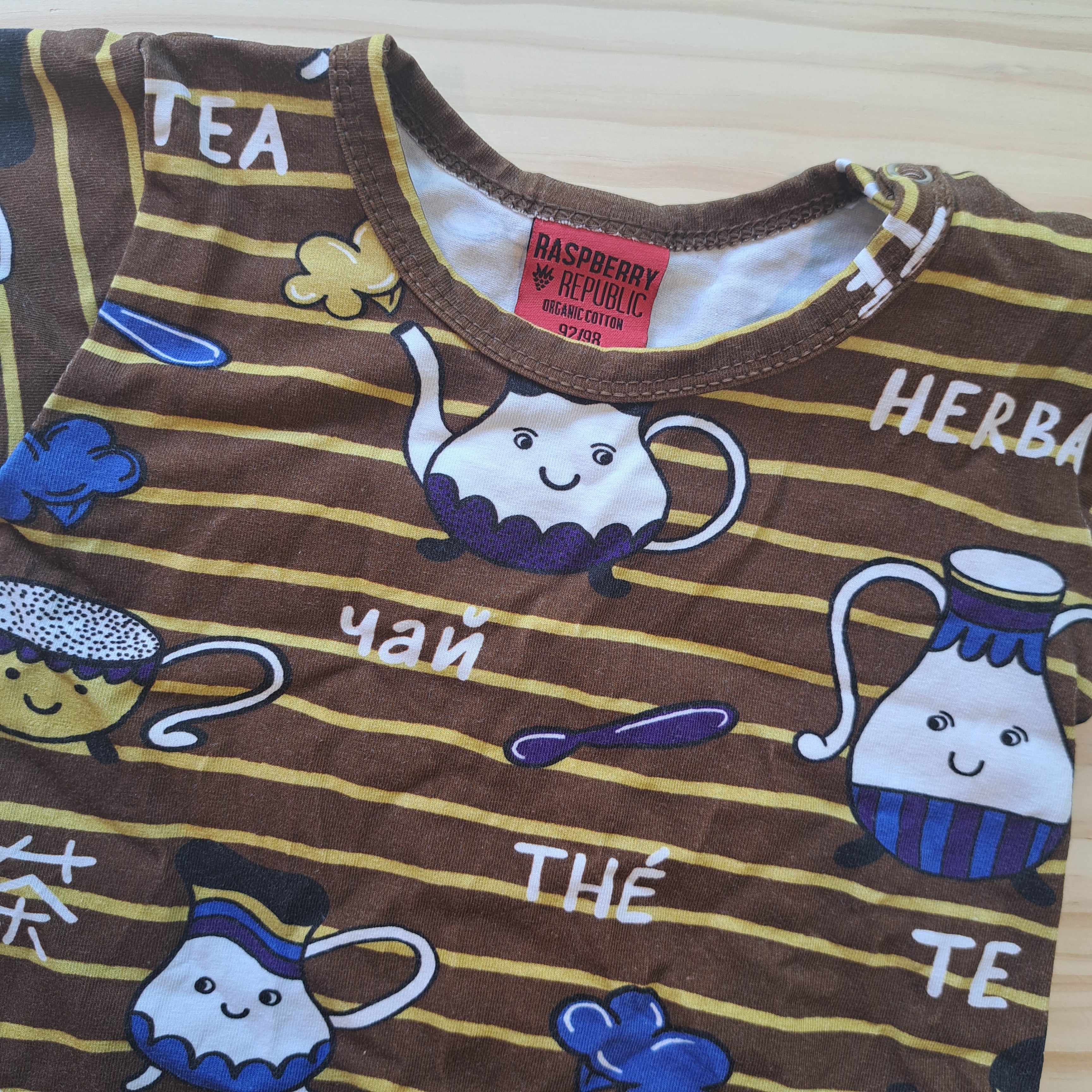 Hoopla Kids Re-Loved - RE-Loved - Raspberry Republic Teapot Body Top (2-3 Years)