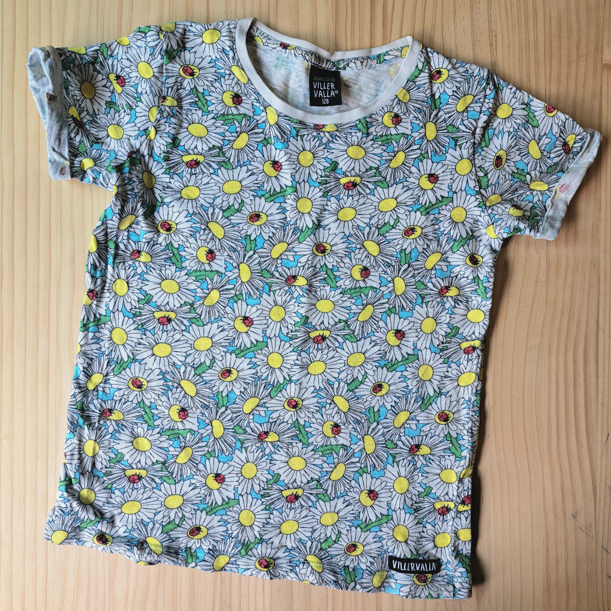 Hoopla Kids Re-Loved - RE-Loved - Villervalla Ladybug Short Sleeve Top (8 Years)