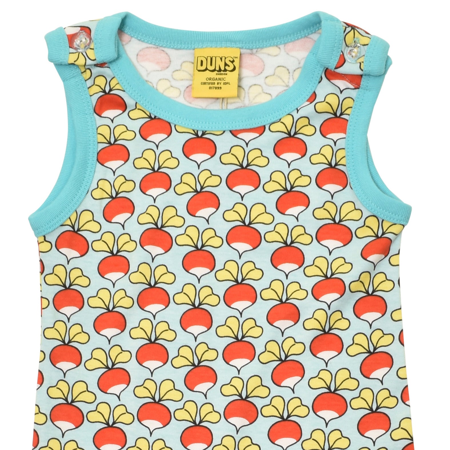 DUNS Sweden - Radish Blue Glow Dungarees