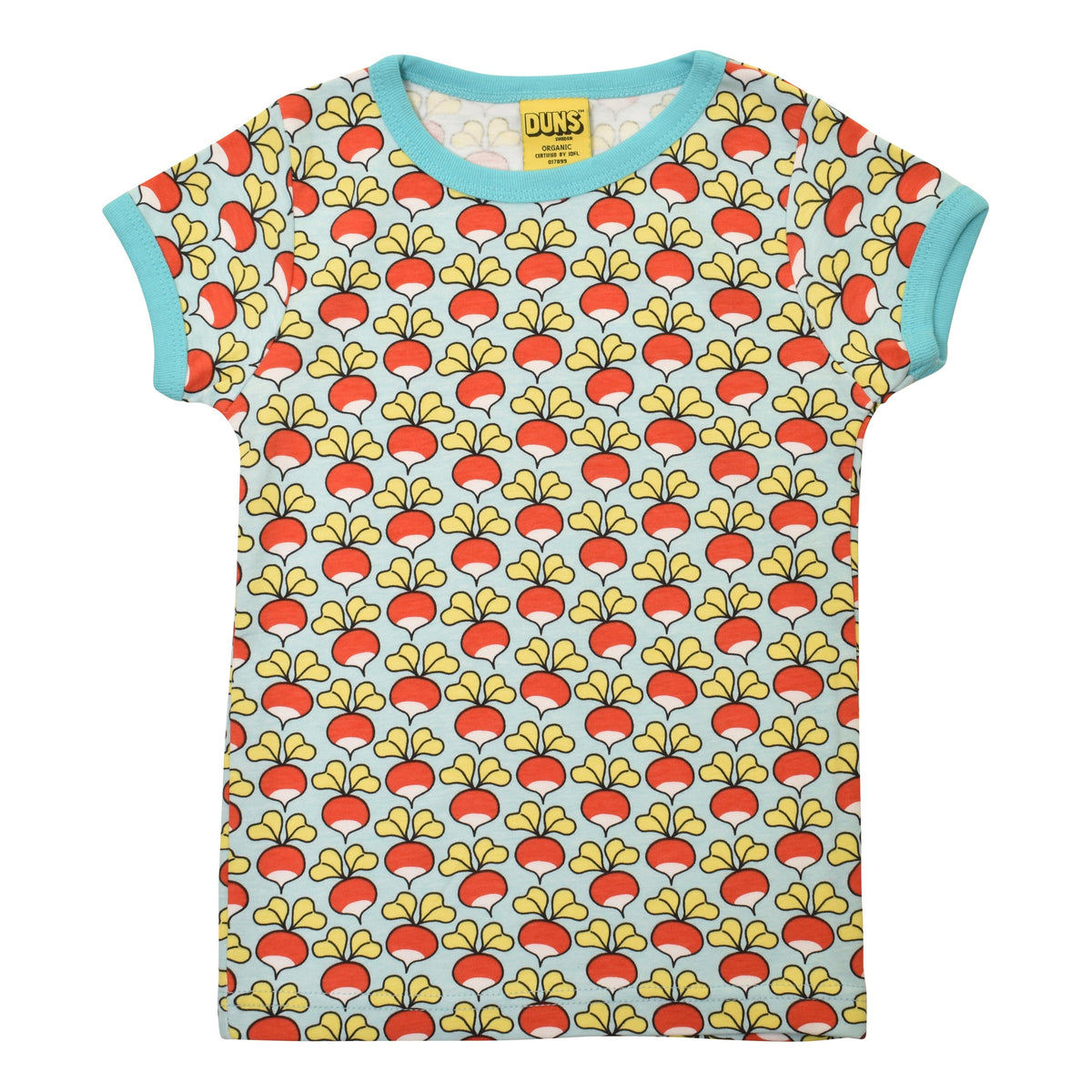 DUNS Sweden - Radish Blue Glow Short Sleeved Top