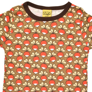 DUNS Sweden - Radish Brown Long Sleeved Top