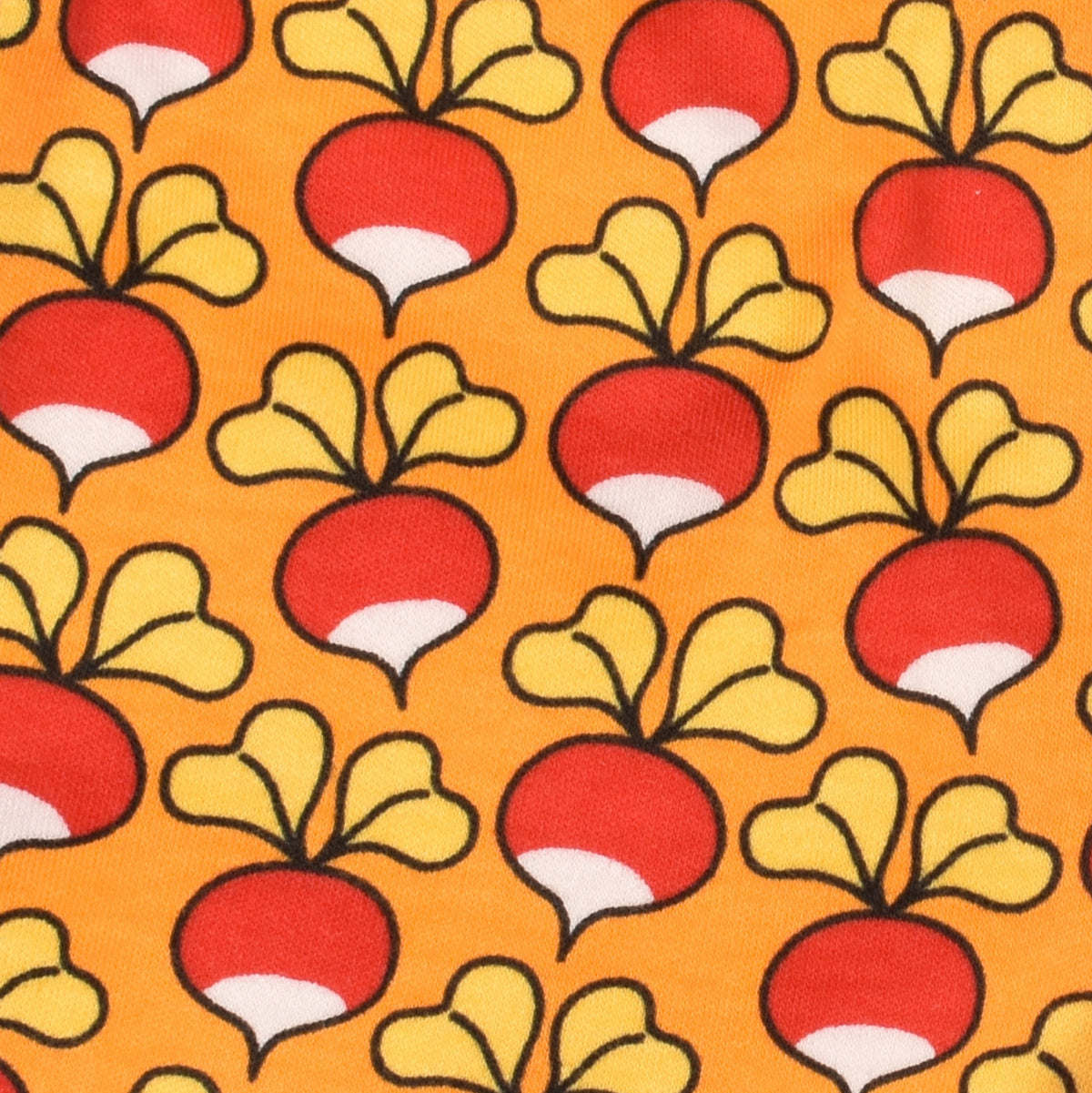 DUNS Sweden - Radish Orange Short Sleeved Top