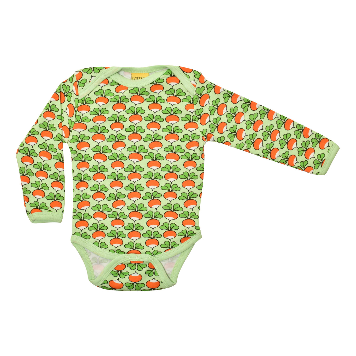 DUNS Sweden - Radish Patina Green Lap Neck Body Top