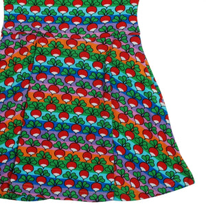 DUNS Sweden - Radish Short Sleeved Skater Dress (Stripe) (10 Years)