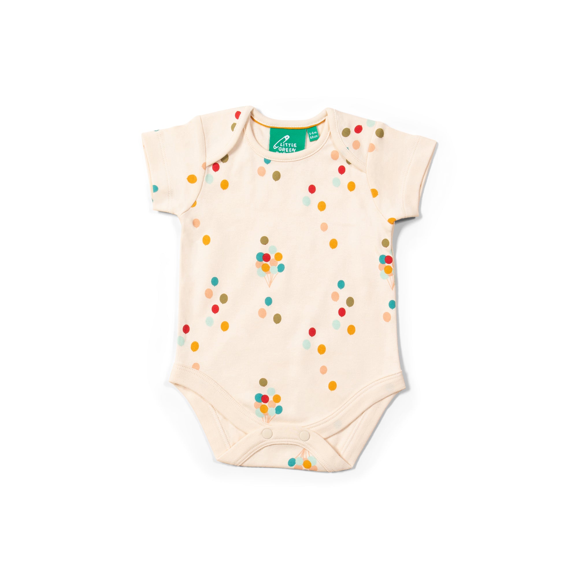 Little Green Radicals - Rainbow Balloons Body Top - 2 Pack