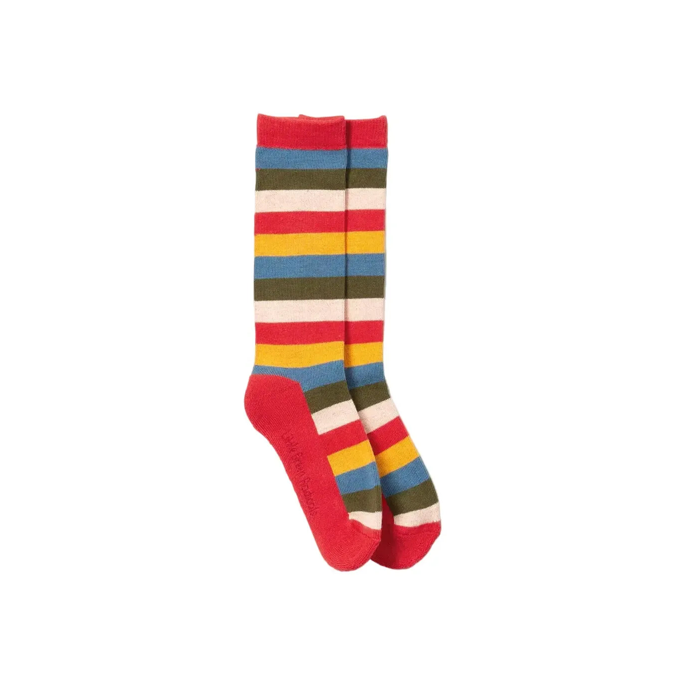 Little Green Radicals - Rainbow Terry Boot Socks 2 Pack