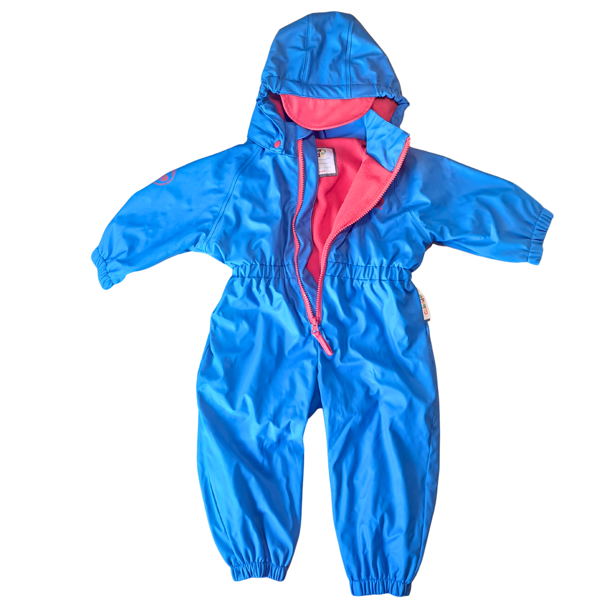 Hoopla Kids - SAMPLE - Blue Fleece-lined Waterproof Suit (1 Year)