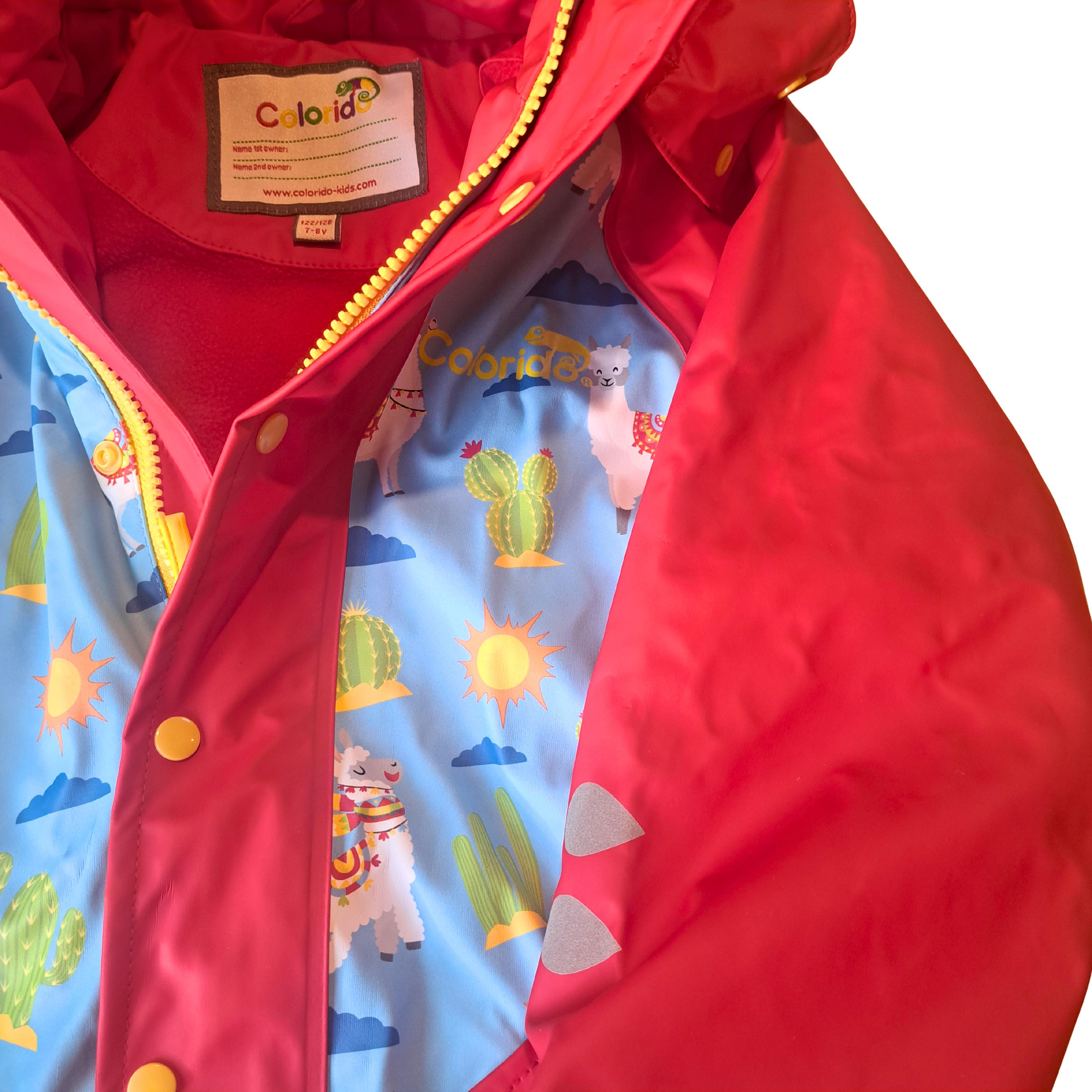Hoopla Kids - SAMPLE - Llama Raincoat (7 - 8 Years)