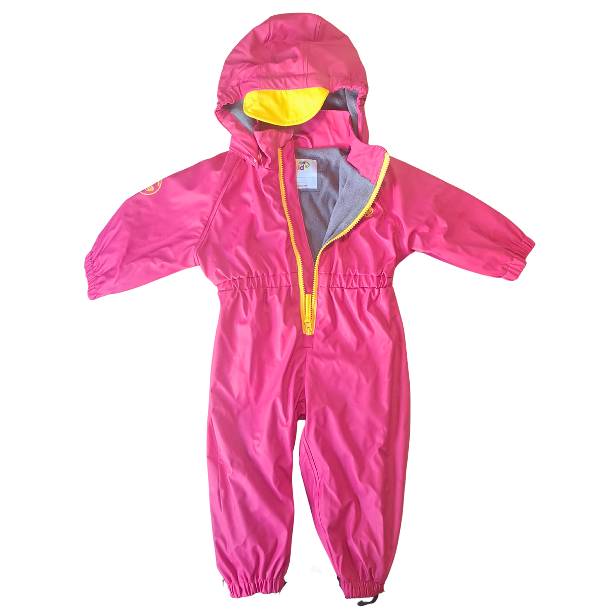 Hoopla Kids - SAMPLE - Pink Fleece-lined Waterproof Suit (1 Year)